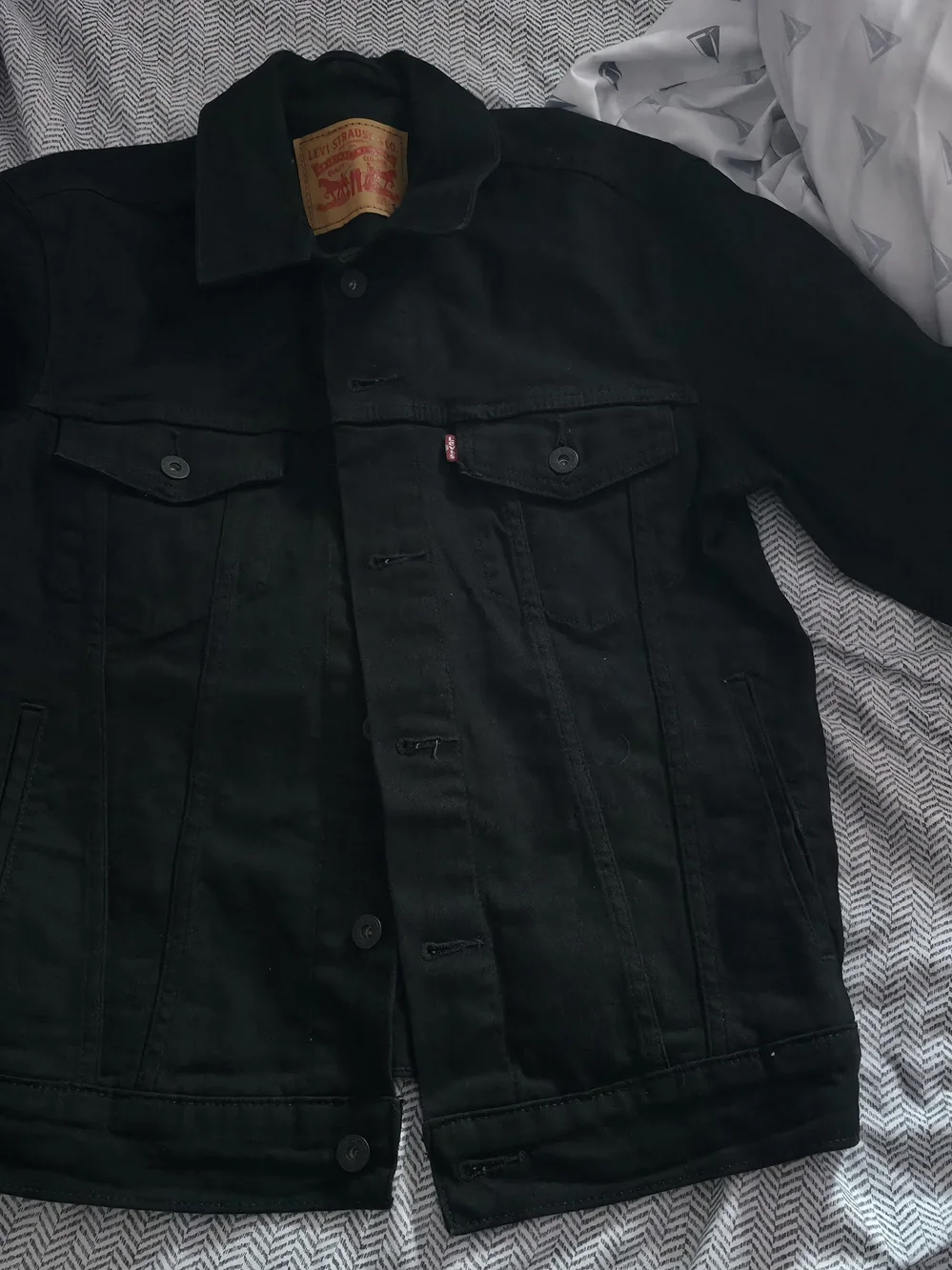 Levi's Black Denim Trucker Jacket